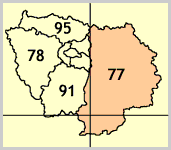 Localisation du club RSSB en Ile de France